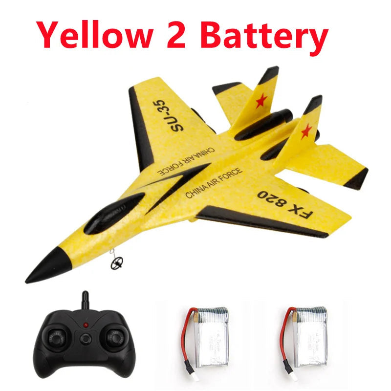 FX-620 SU-35 RC Fighter Plane - 2.4G EPP Foam Glider optoeletronics