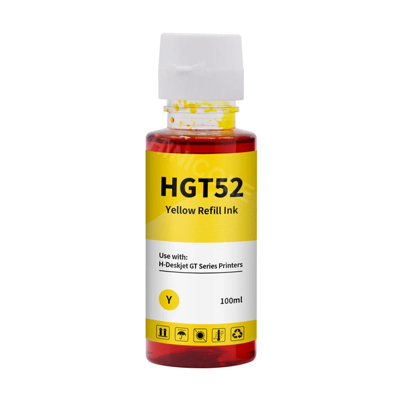 HINICOLE GT51 GT52 Refill Ink Set - HP Compatible 100ML optoeletronics