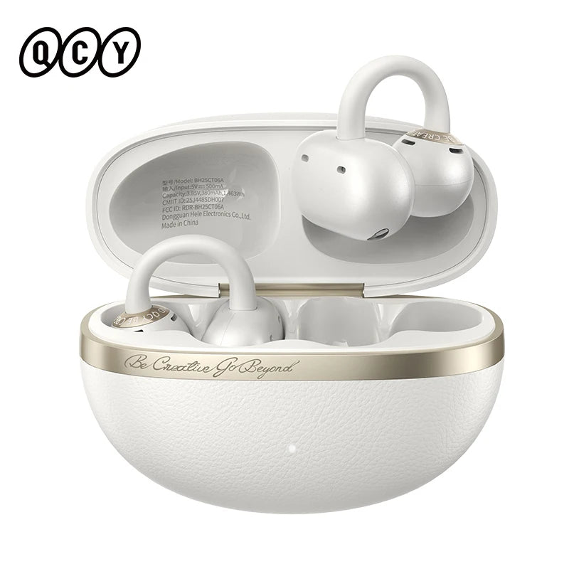 QCY Crossky C50 Open-Ear Earbuds - Bluetooth 6.0 4-Mic optoeletronics