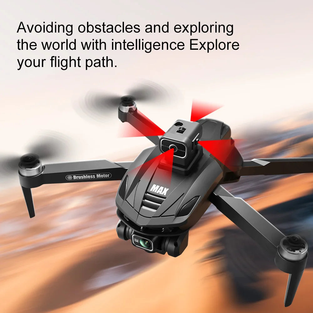 V168 Pro Max GPS Drone - 8K Camera Brushless Motors optoeletronics