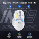 Inphic IN9 Rechargeable Wireless Gaming Mouse with RGB Lighting optoeletronics