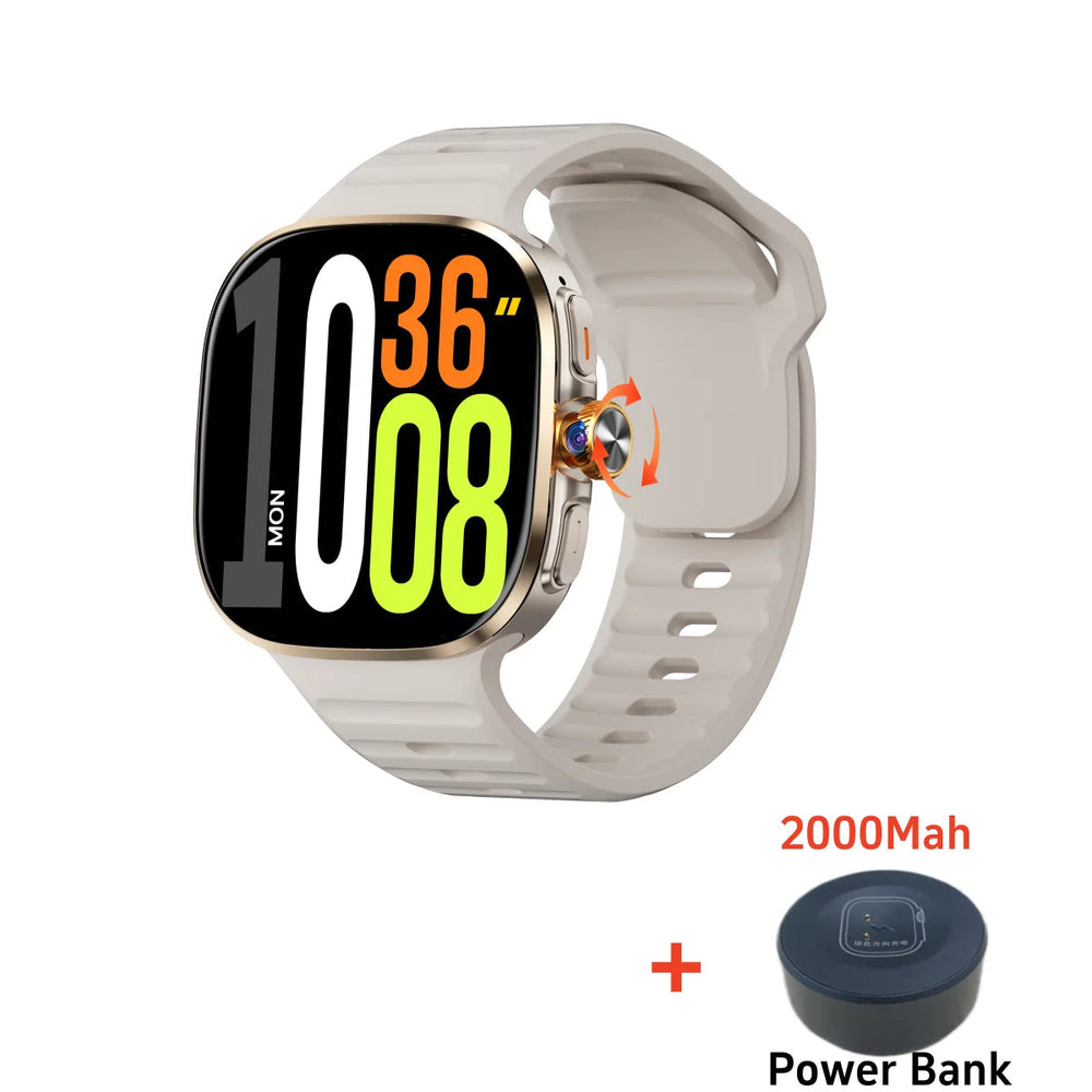 M99 5G Smartwatch - 2.4 Inch AMOLED, Rotating Camera, WiFi and GPS optoeletronics