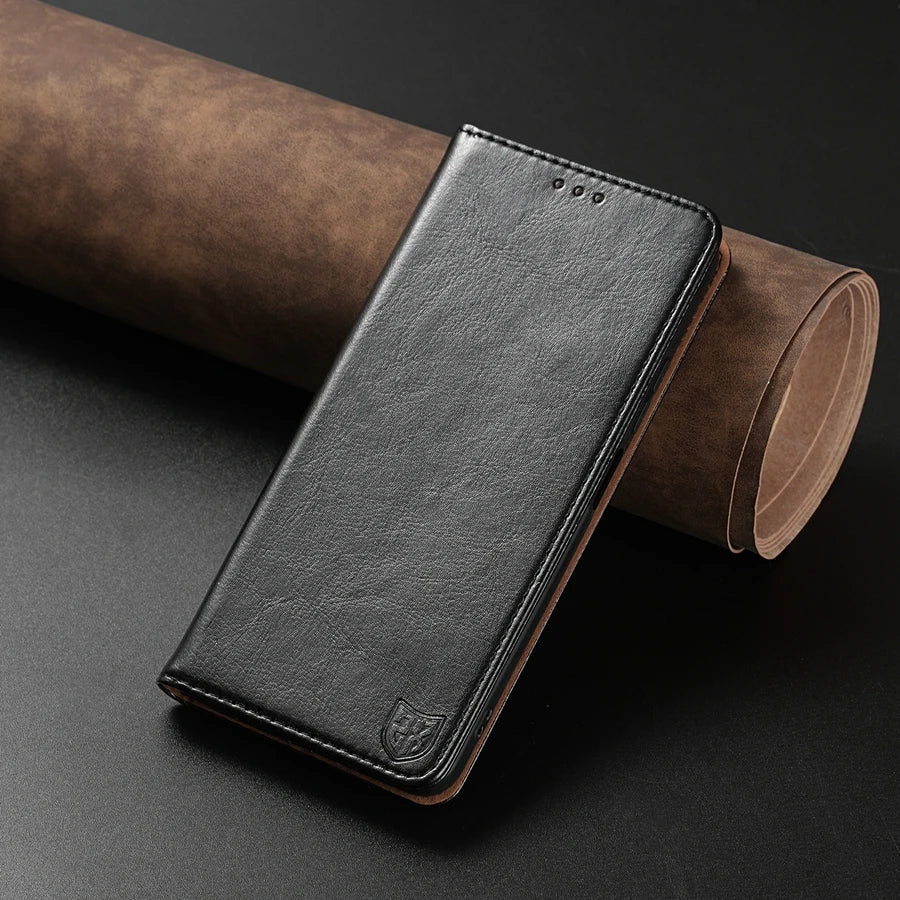 Magnetic Wallet Leather Case for Xiaomi Redmi - Card Holder Cover optoeletronics