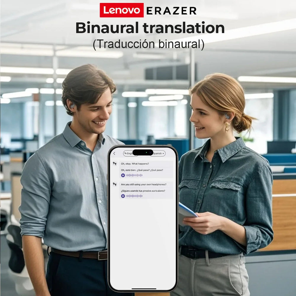 Erazer XP6 AI Translator Earbuds - Bluetooth Office Travel optoeletronics