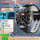 Outdoor GPS Smart Watch - 1.73 Inch AMOLED, 1000mAh, 5ATM Waterproof optoeletronics