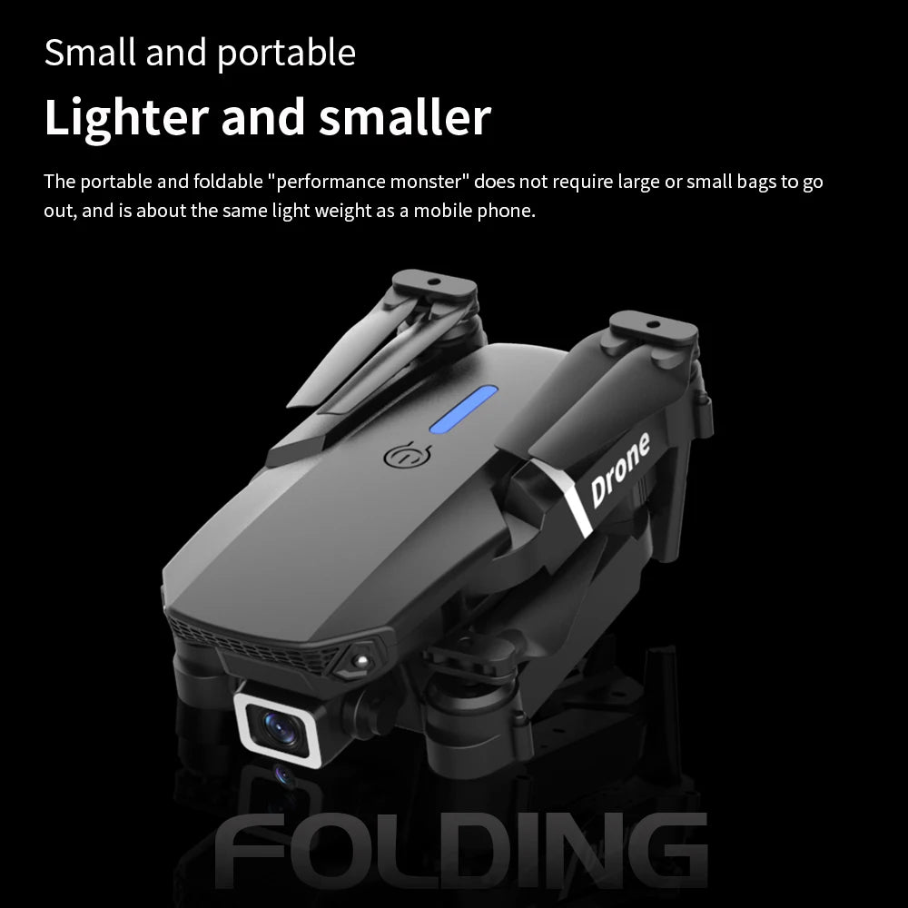 E88 Pro Foldable Drone - 4K Wide-Angle Camera optoeletronics