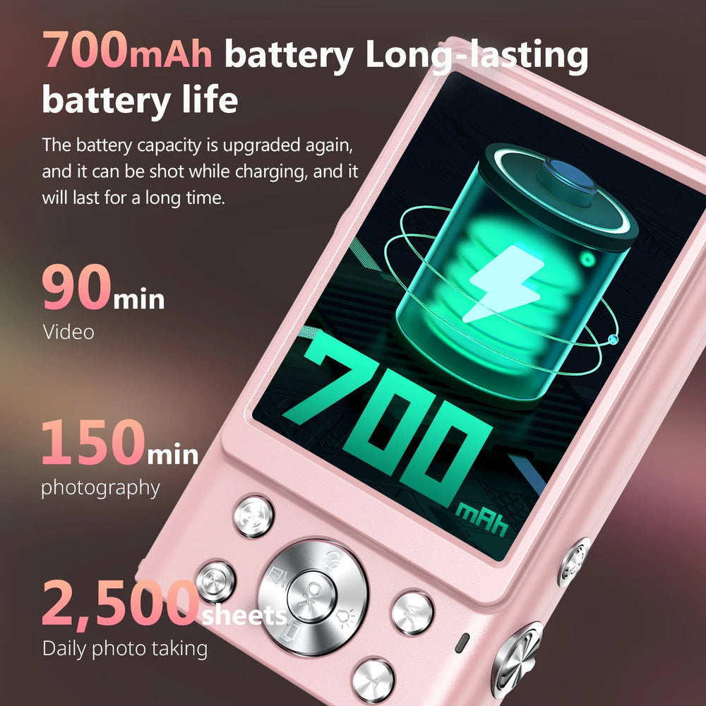 4K 48MP Autofocus Vlogging Camera with 2.8-Inch Display optoeletronics