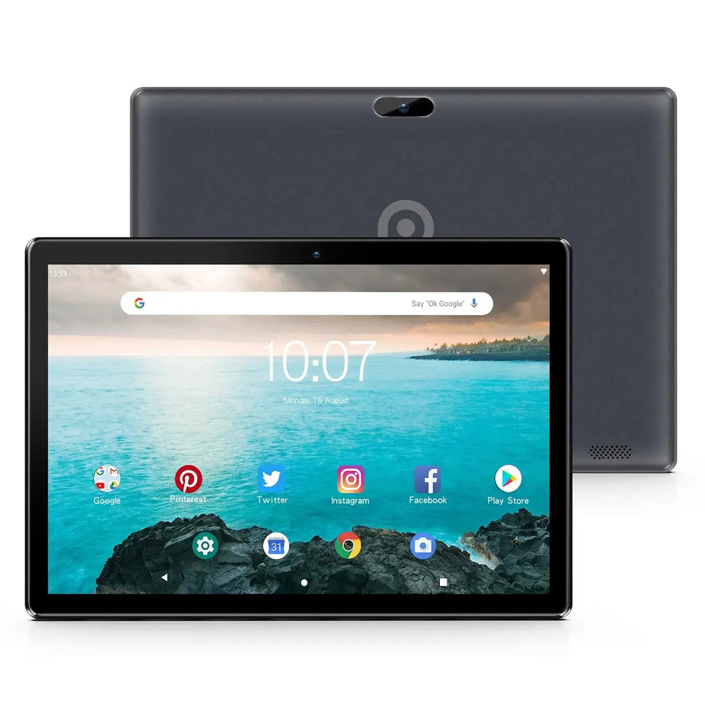 PRITOM 10 Inch Android 13 Tablet - 64GB, Quad Core, SIM Slot and GPS optoeletronics