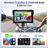 5/7-inch Motorcycle GPS Display - 2K DVR CarPlay Android Auto optoeletronics