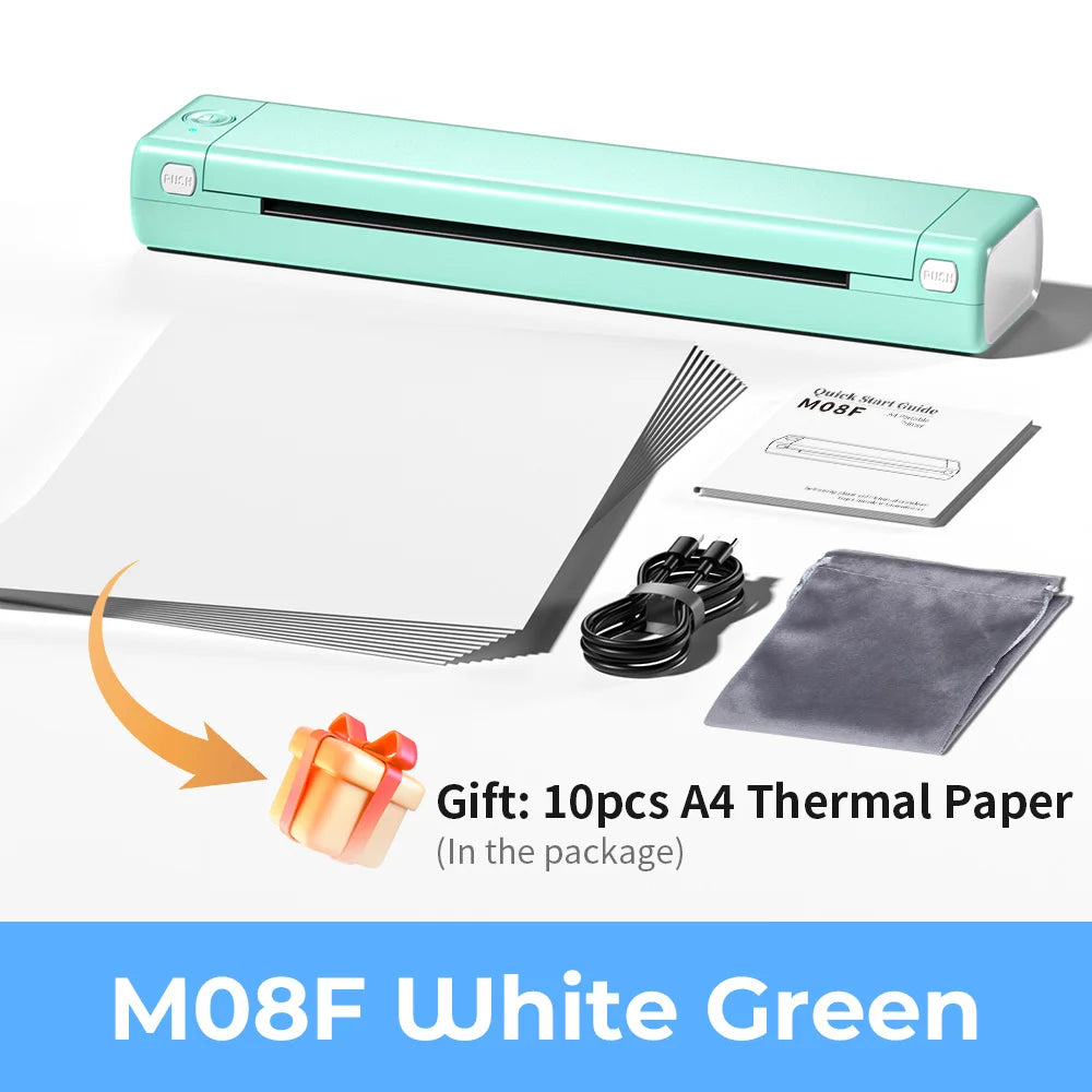 Phomemo M08F A4 Thermal Printer - Bluetooth Portable optoeletronics
