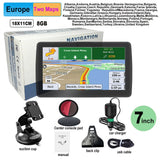 7-inch GPS Navigator for Car and Truck - Europe Maps optoeletronics