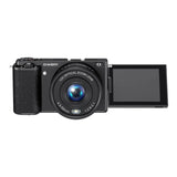 4K 64MP Flip-Screen Vlogging Camera with 12x Optical Zoom optoeletronics