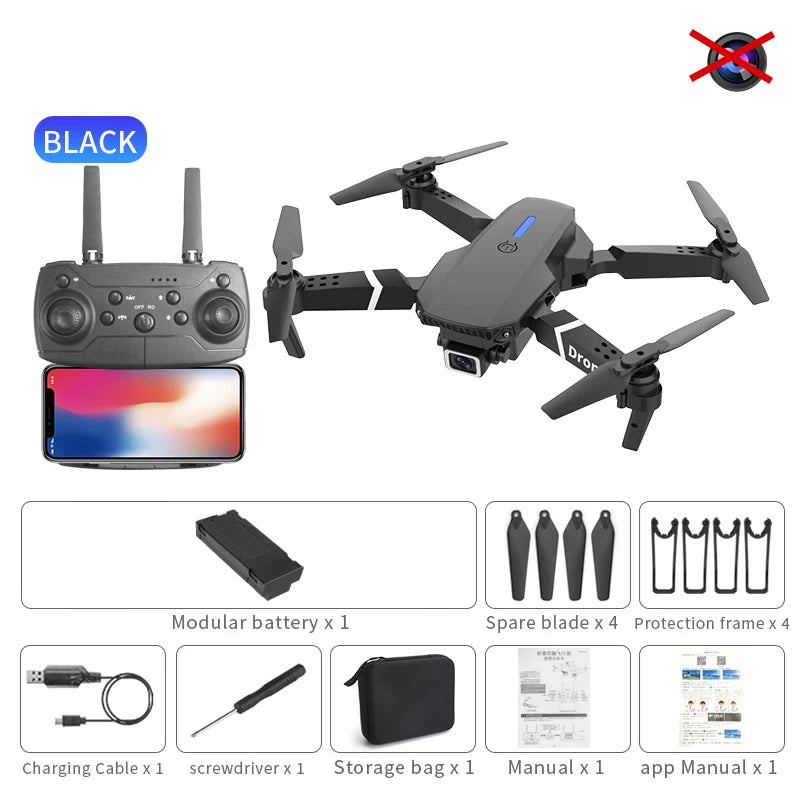 E88 Pro Foldable Drone - 4K Wide-Angle Camera optoeletronics
