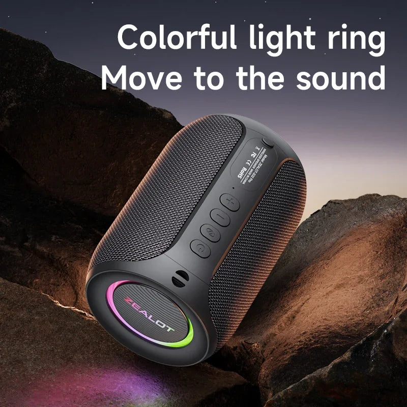 ZEALOT S32PRO Bluetooth Speaker - Outdoor Bass Audio optoeletronics