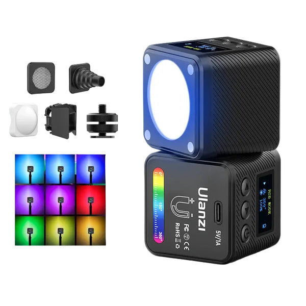 Ulanzi L2 RGB Mini COB Video Light with Magnetic Mount