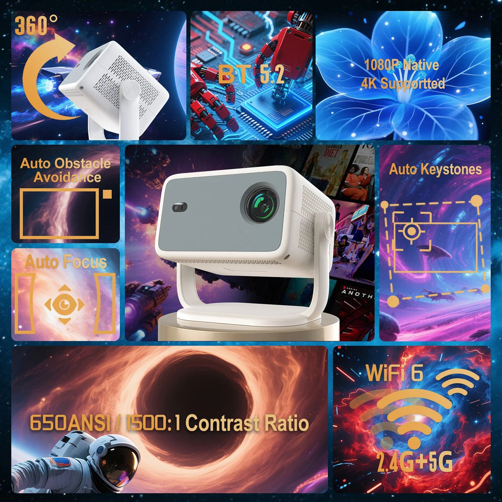 Velec TP350 NTV Projector - 650 ANSI Auto Focus optoeletronics