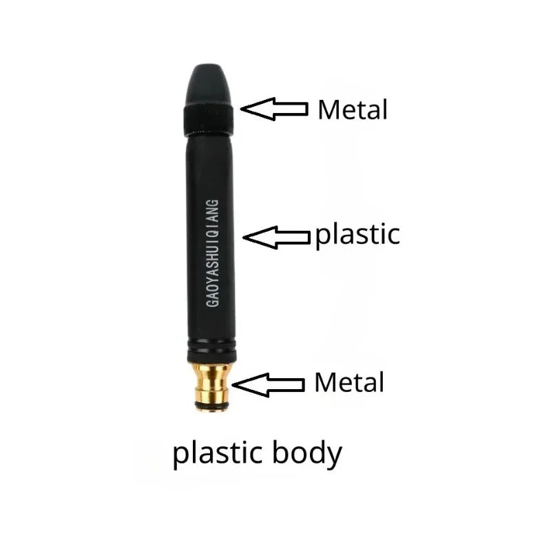 High-Pressure Water Spray Nozzle for Car Wash and Garden Use optoeletronics