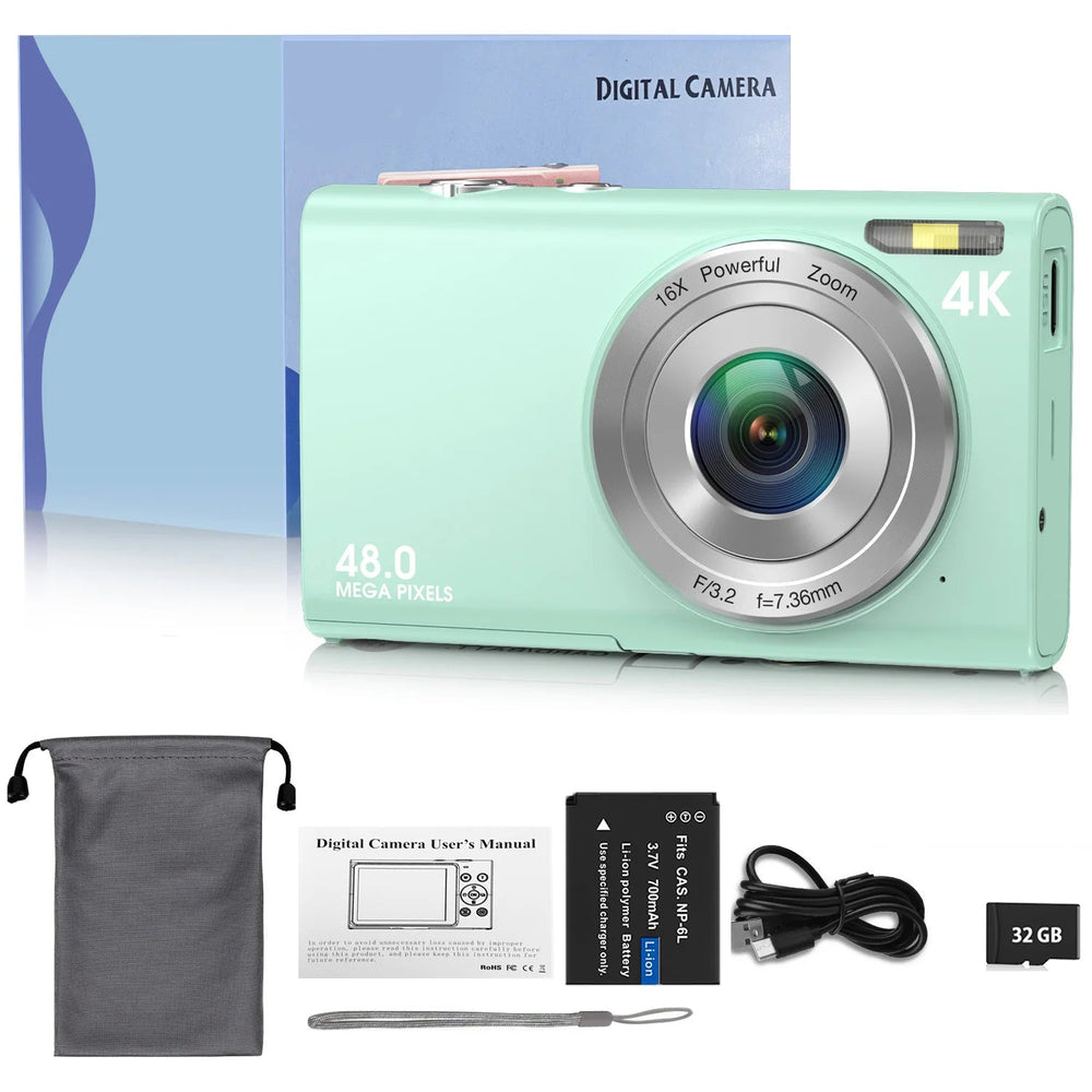 4K 48MP Autofocus Vlogging Camera with 2.8-Inch Display optoeletronics