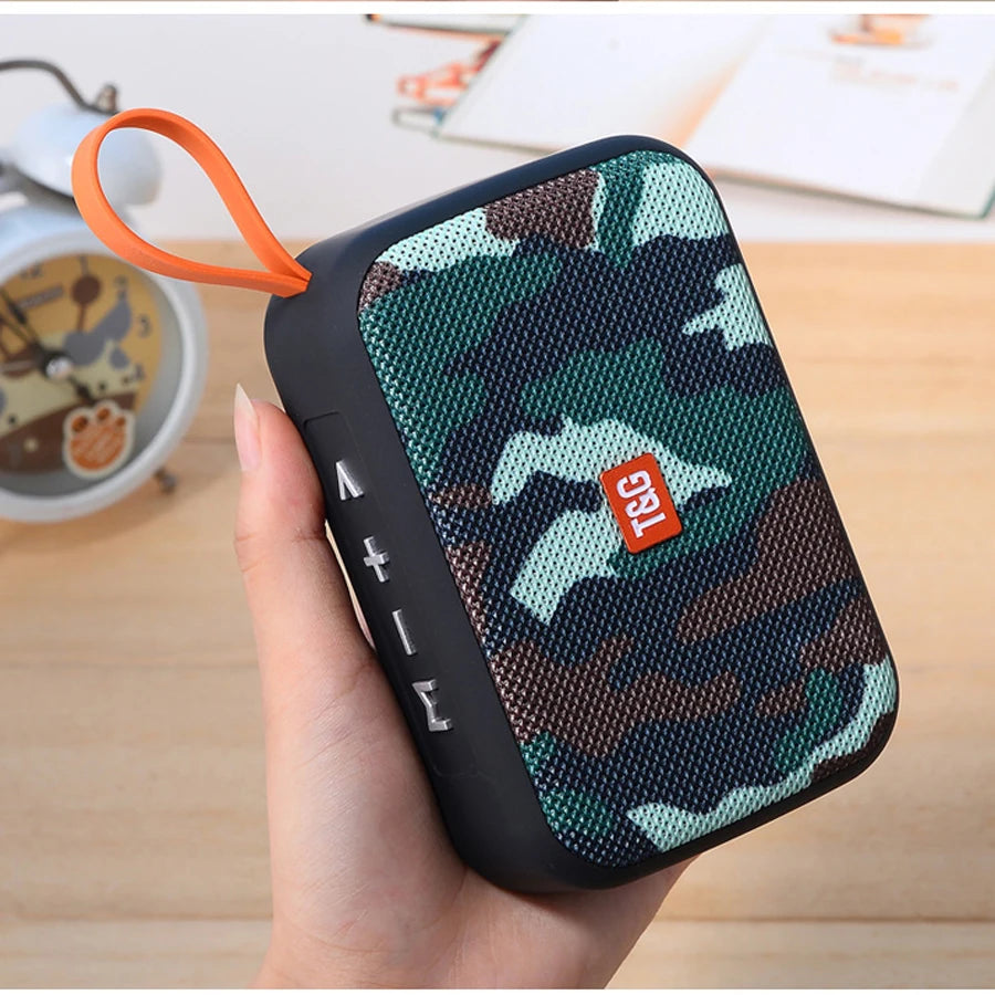 Portable Mini Bluetooth Speaker with FM Radio - Waterproof AUX Sound Box optoeletronics