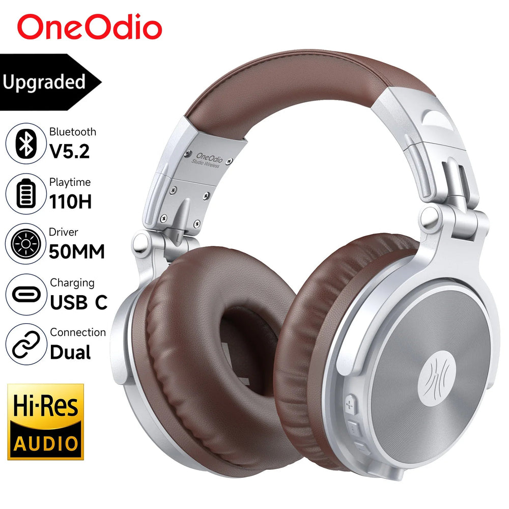 OneOdio Pro C Wireless Headphones - Hi-Res 110H Playtime optoeletronics