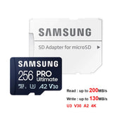 Samsung EVO and PRO microSD Card for 4K UHD Recording optoeletronics