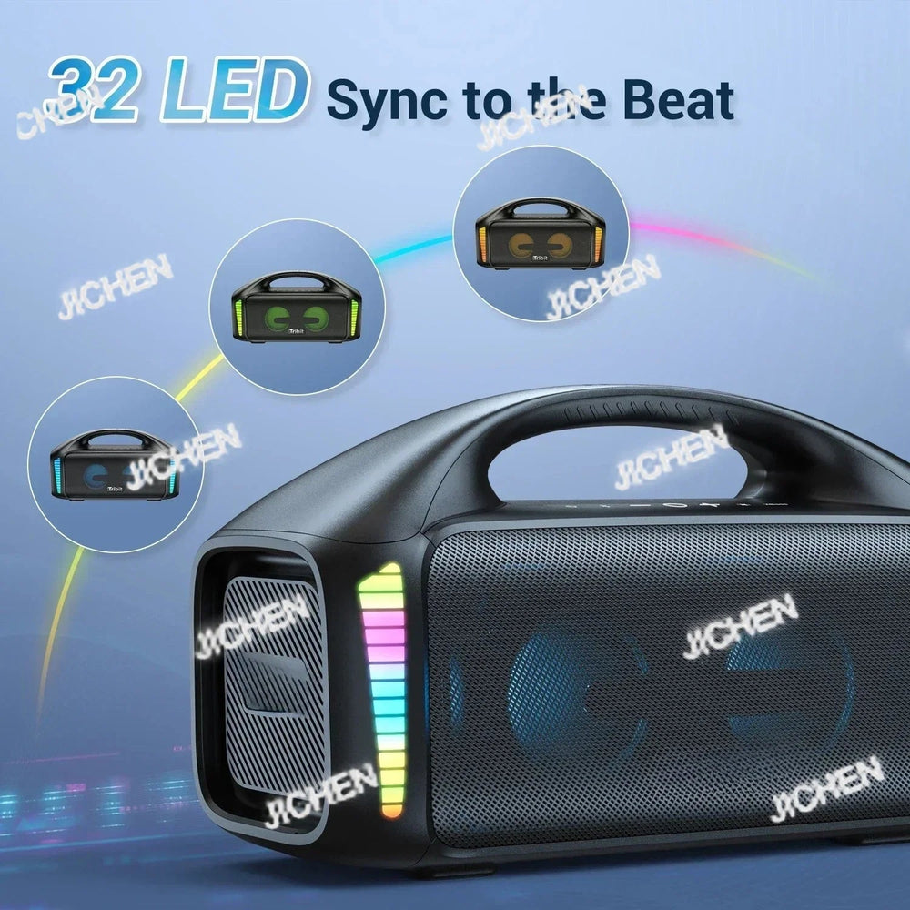 ZQT Stormbox Blast 90W Bluetooth Speaker - RGB Party Sound System optoeletronics