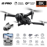 I5 Pro Drone - 8K Camera 5G WiFi Obstacle Avoidance optoeletronics