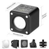 Ulanzi L2 RGB Mini COB Video Light with Magnetic Mount optoeletronics
