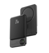 Alloy Magnetic Power Bank with Wireless Charging - Digital Display Battery optoeletronics