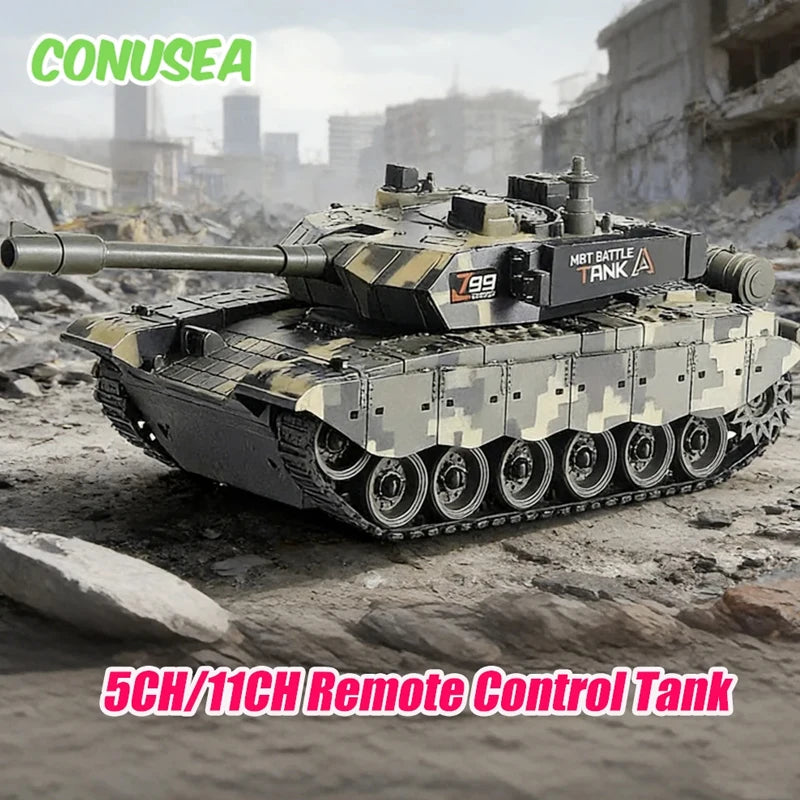 CONUSEA 33CM RC Battle Tank - Remote Control Crawler optoeletronics