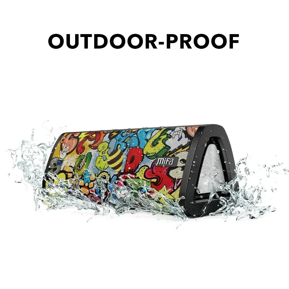 Mifa A10 20W Bluetooth Speaker - 360 Stereo IPX7 Waterproof optoeletronics
