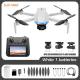 S-X1 Max GPS Drone - 4K Camera 3-Axis Gimbal optoeletronics