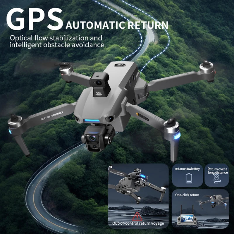 S880 Max Fishing GPS Drone with 8K Dual Camera and Airdrop optoeletronics