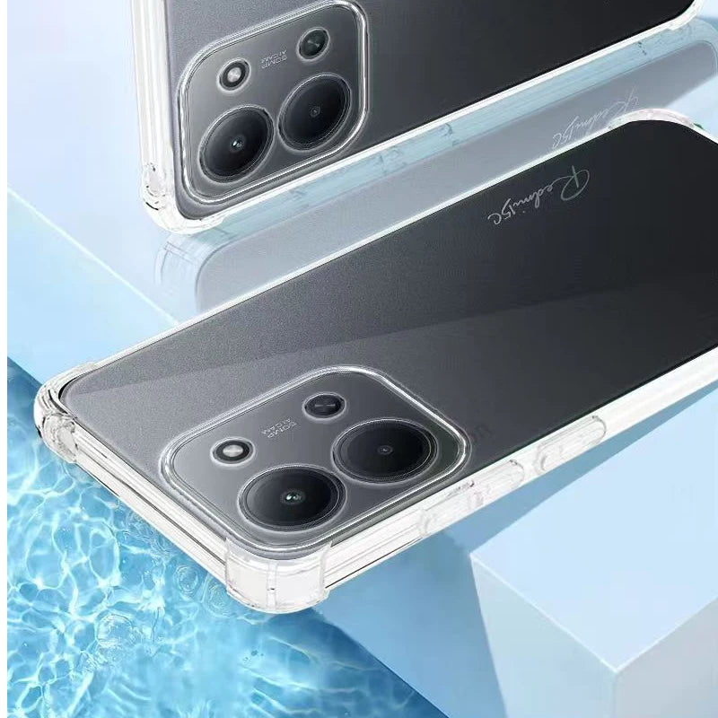 Clear Shockproof Case for Xiaomi Redmi - Soft TPU Protective Cover optoeletronics