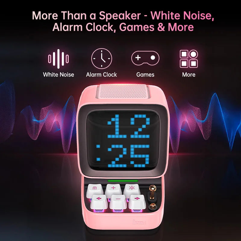 Divoom Ditoo-Pro Pixel Art Bluetooth Speaker with Alarm Clock optoeletronics