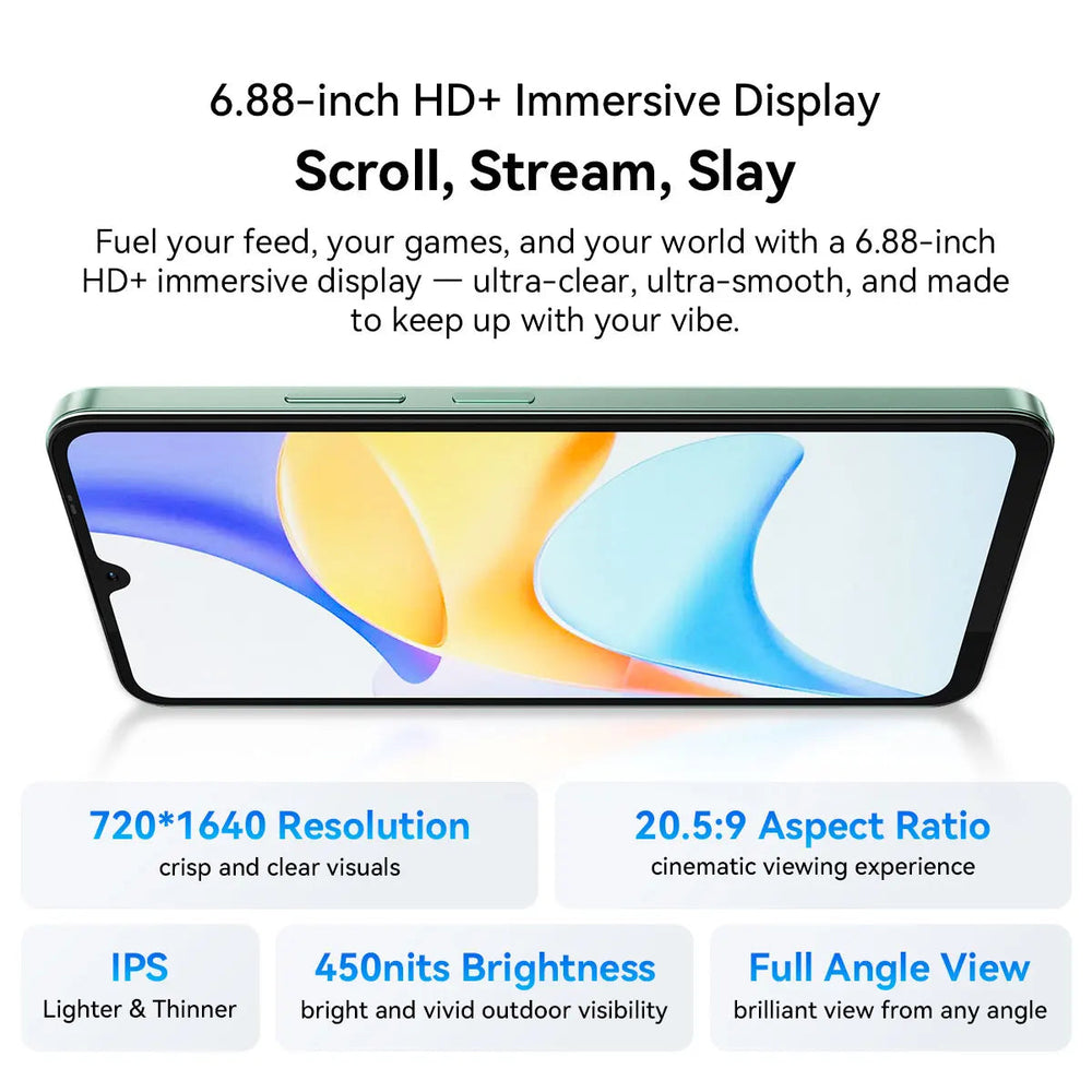 Blackview SHARK 6 5G Smartphone - 120Hz 6.88-Inch Display optoeletronics
