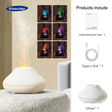 KINSCOTER 130ml Volcanic Aroma Diffuser with Flame Light optoeletronics