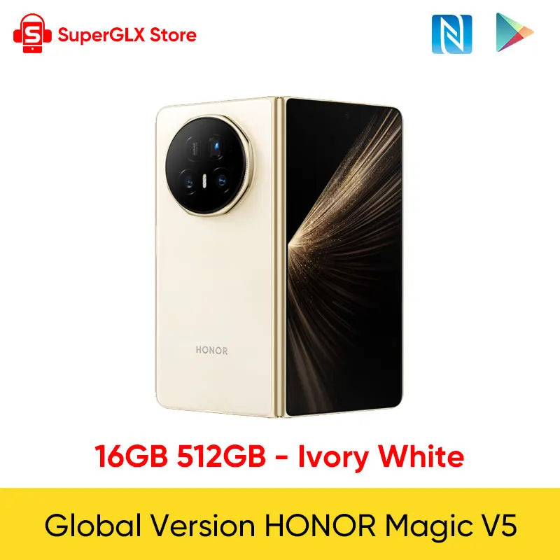 HONOR Magic V5 Foldable 5G Smartphone - 7.95-inch OLED optoeletronics