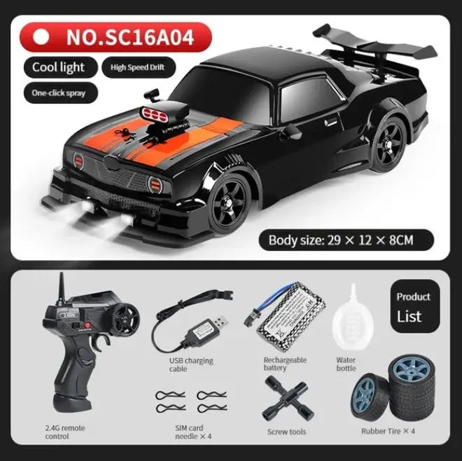 LKCOMO AE86 RC Car - 4WD Remote Control Vehicle optoeletronics