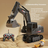 Alloy RC Excavator - Lights and Sound Engineering Vehicle optoeletronics