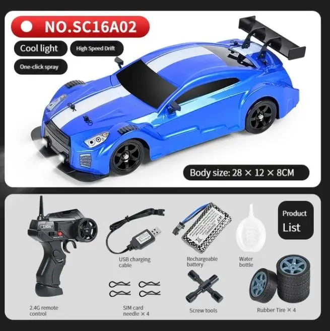 LKCOMO AE86 RC Car - 4WD Remote Control Vehicle optoeletronics