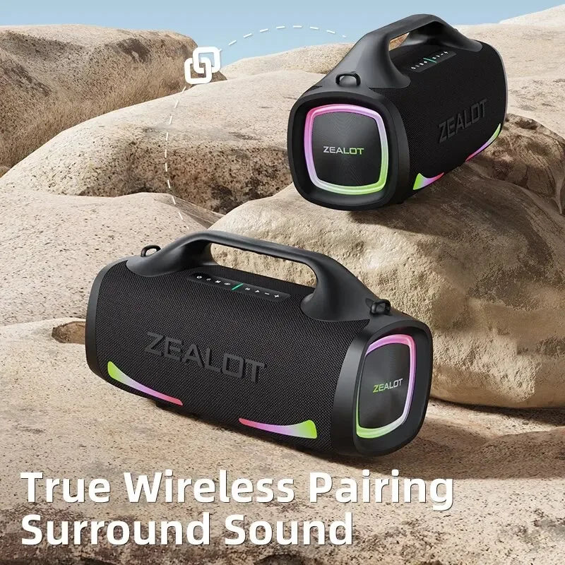 Zealot S79 Bluetooth Party Speaker with 24-Hour Playtime optoeletronics