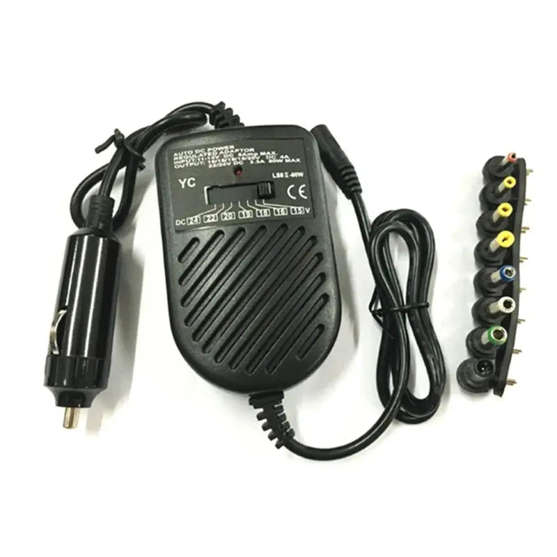 80W Universal Car Laptop Charger Adapter Set optoeletronics