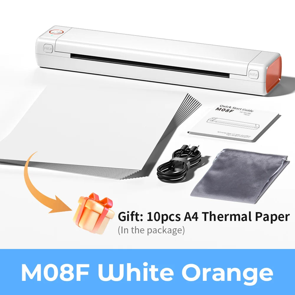 Phomemo M08F A4 Thermal Printer - Bluetooth Portable optoeletronics