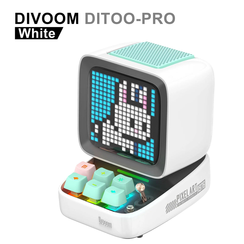 Divoom Ditoo-Pro Pixel Art Bluetooth Speaker with Alarm Clock optoeletronics