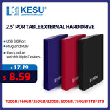 KESU USB 3.0 Portable External Hard Drive optoeletronics