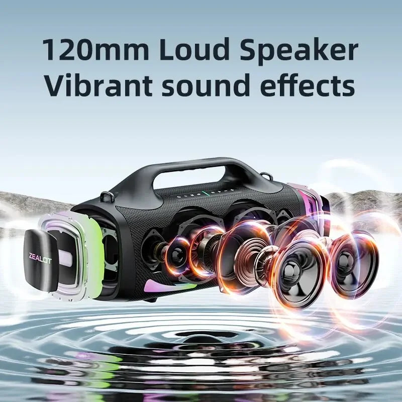 Zealot S79 Bluetooth Party Speaker with 24-Hour Playtime optoeletronics