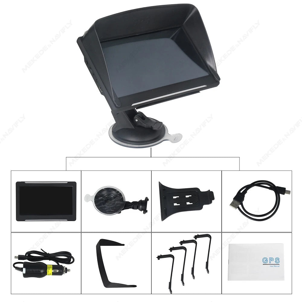 7-inch Touch Screen GPS Navigator - Europe Truck Sat Nav optoeletronics