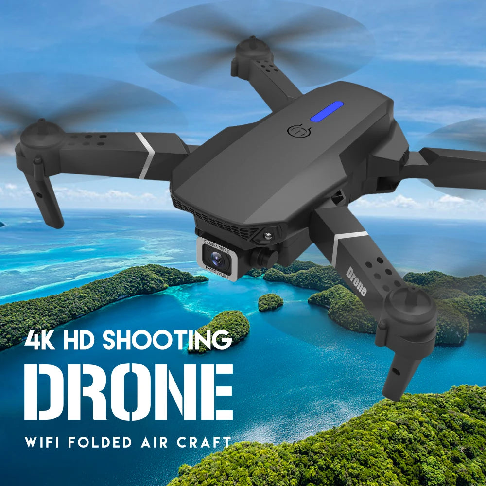 E88Pro 4K WiFi FPV Foldable Drone with Wide-Angle Camera optoeletronics