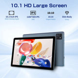 VASOUN 10.1 Inch Android 14 Tablet - 12GB RAM, 128GB, Dual SIM 4G optoeletronics